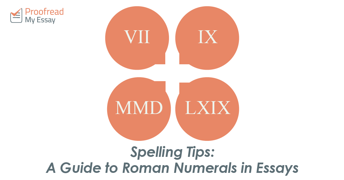 what do roman numerals represent in an essay outline