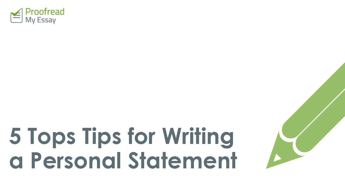 tips for writing a personal statement