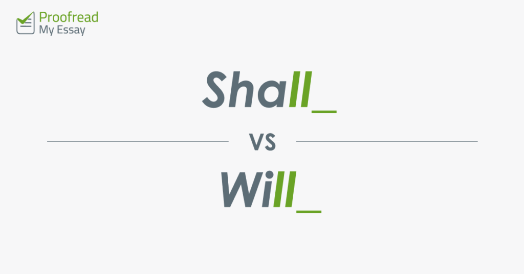 Shall v Will