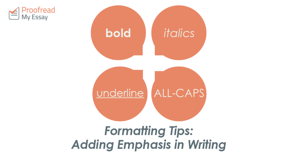 Adding Emphasis in Writing