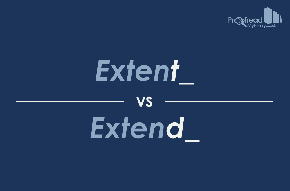Extent vs Extend