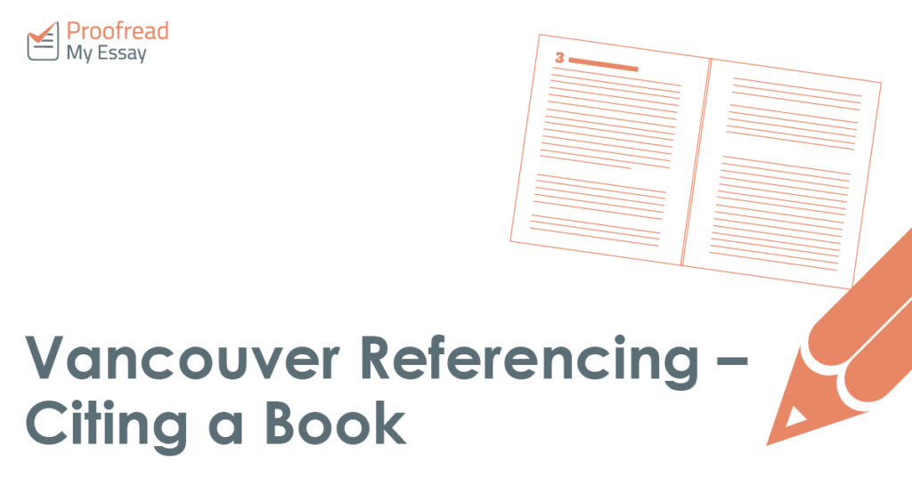 Vancouver Referencing – Citing a Book