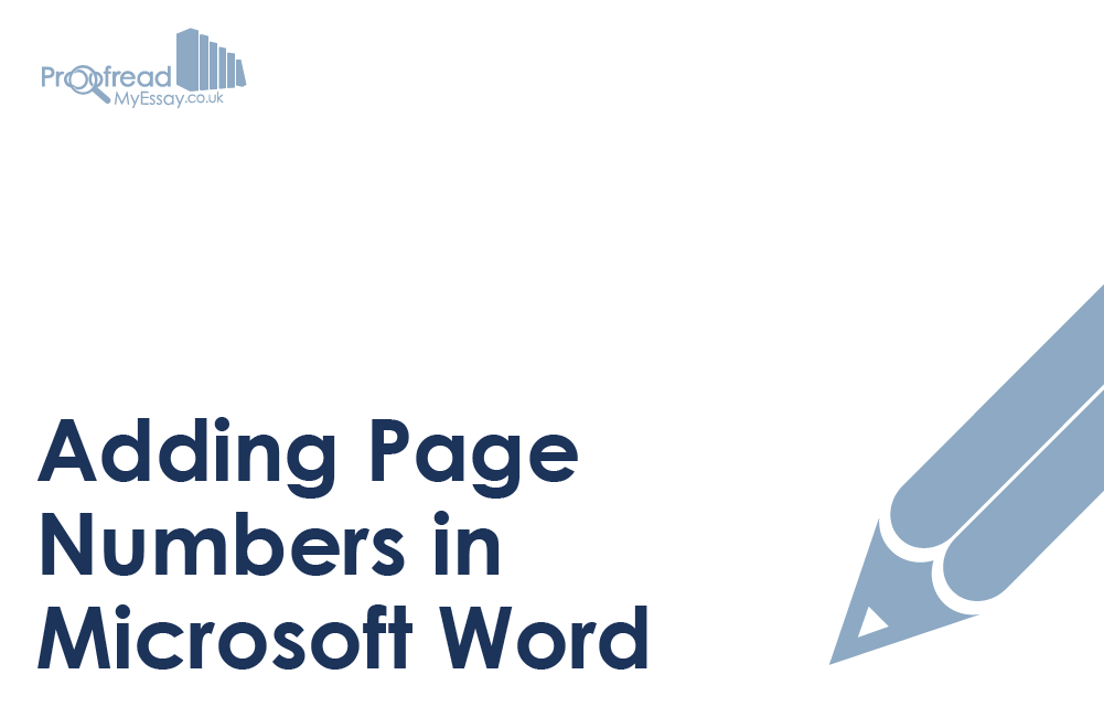 Adding Page Numbers in Microsoft Word