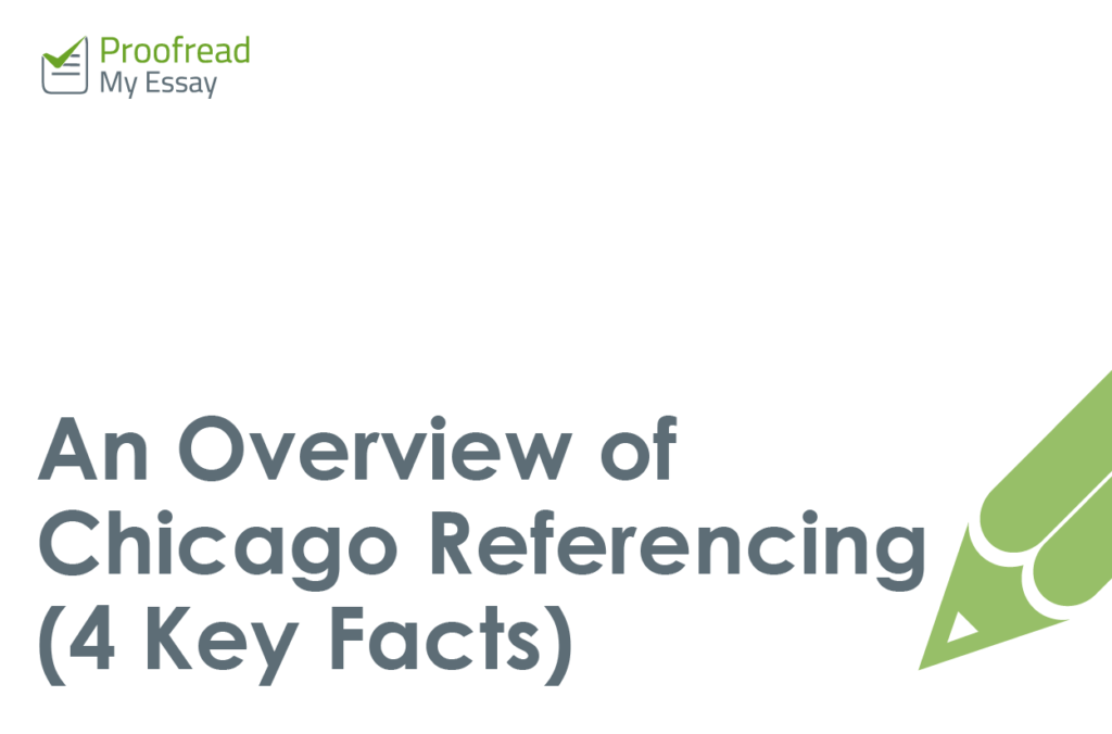 Chicago Referencing (Key Facts)