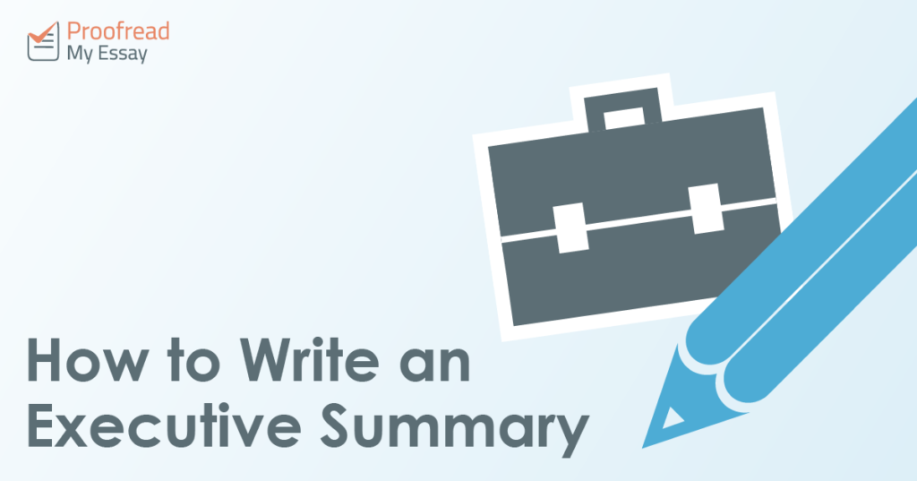 How to Write an Executive Summary