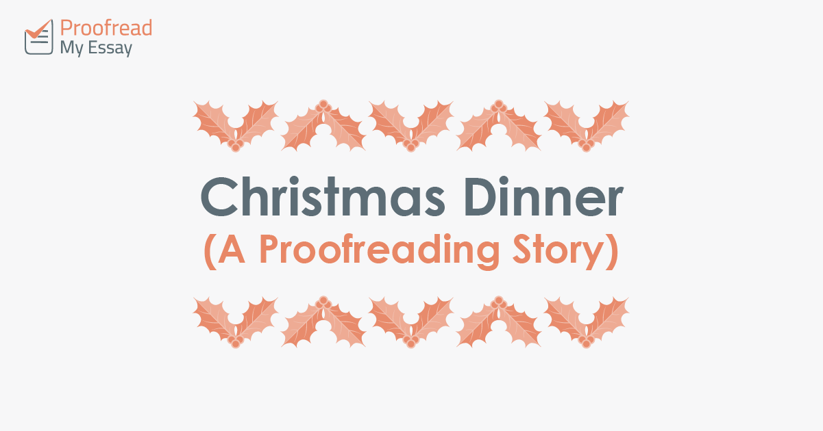 essay about christmas dinner