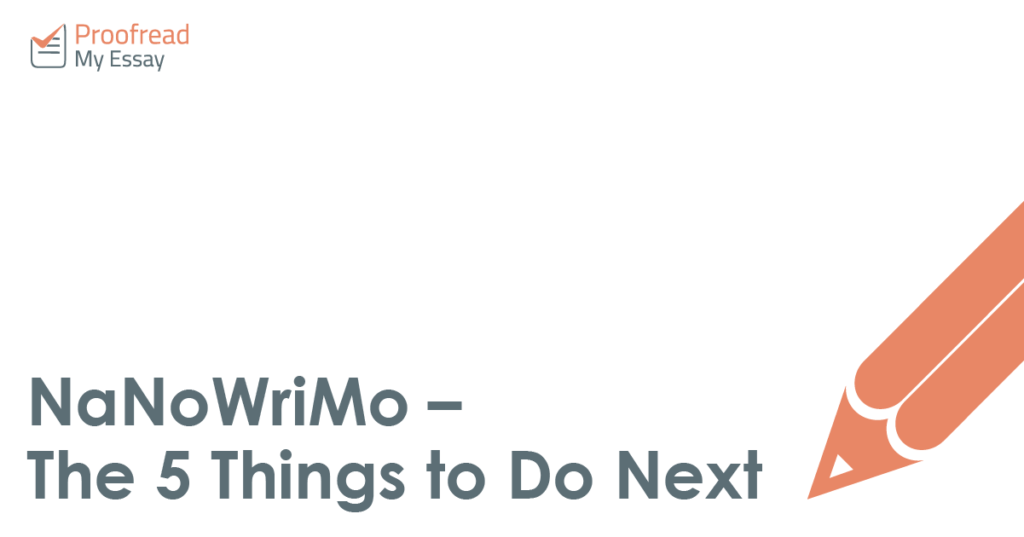 NaNoWriMo – The 5 Things to Do Next