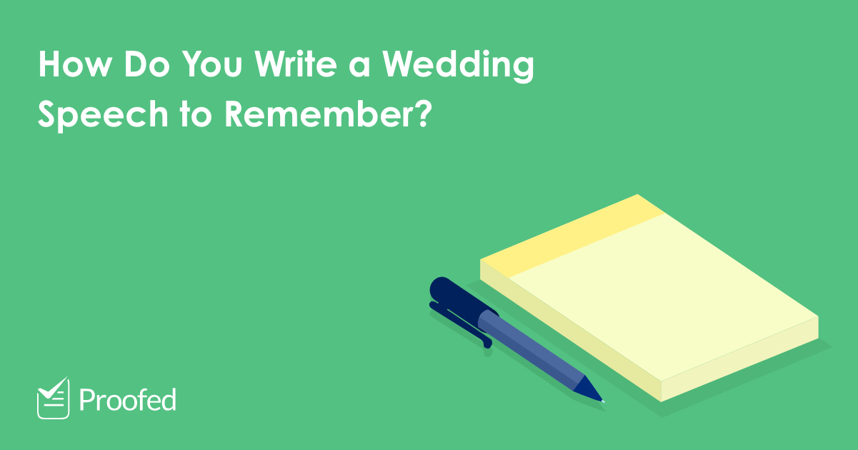 writing a wedding speech bride
