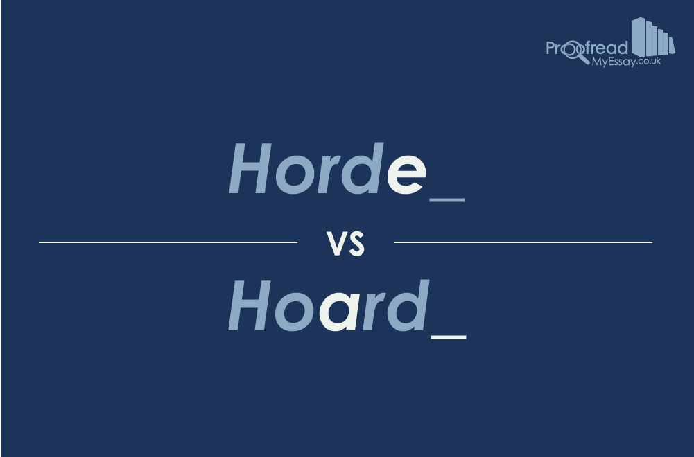 Horde vs Hoard