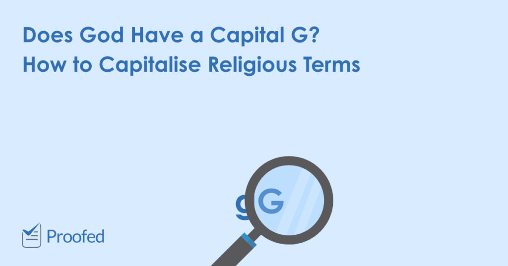 When to Capitalise Religious Terms