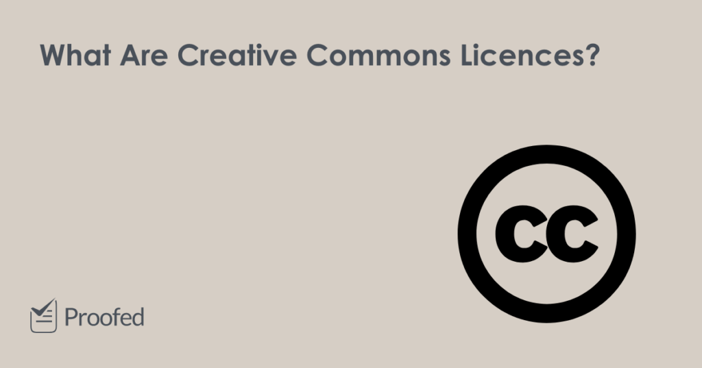 A Guide to Creative Commons Licences