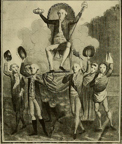 Being carried by celebrating team mates is common in sports and the French Revolution (apparently).