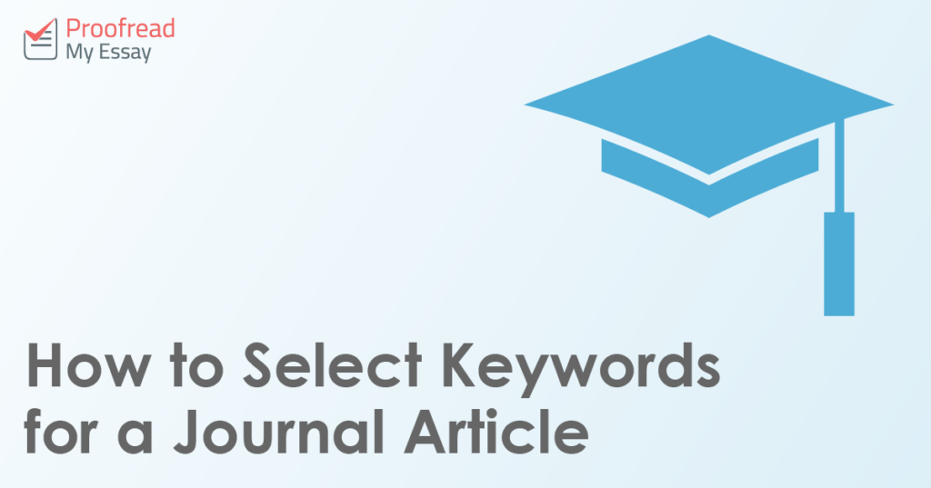 How to Select Keywords for a Journal Article