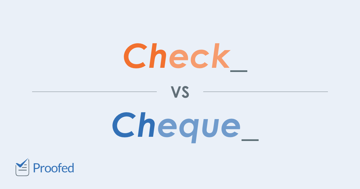 chequing or checking