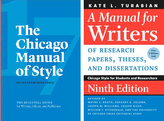 The CMoS and Turabian style guides.