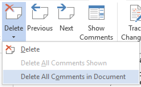 Delete them all!