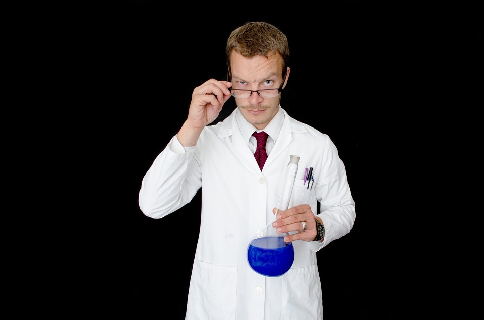 Does the researcher look 'sciencey' in a lab coat? Y'know, the important questions.