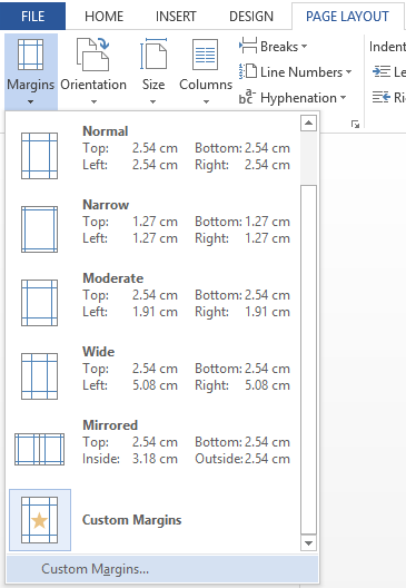 microsoft word essay margins