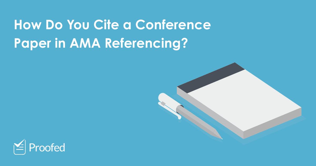 how to cite conference presentation ama