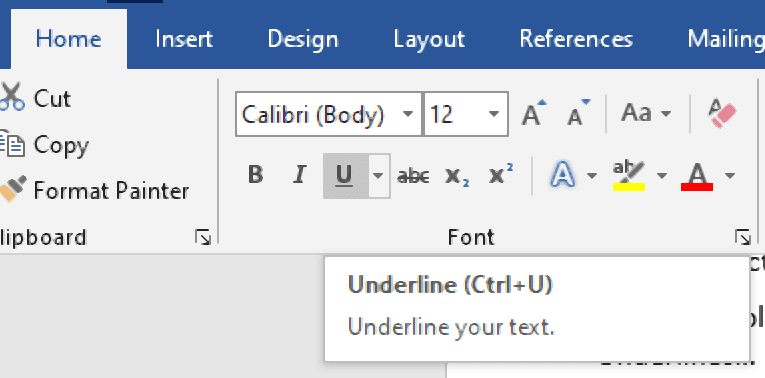 A Quick Guide to Underlining in Microsoft Word  Proofed's Writing Tips