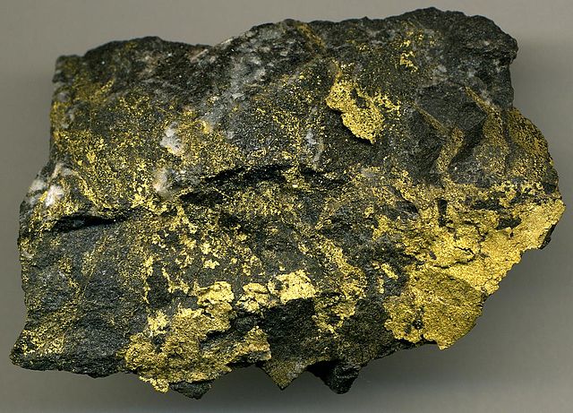 Gold ore.