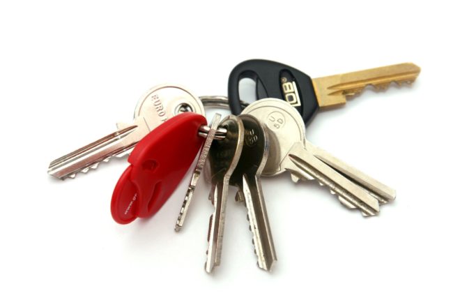 A set of keys.