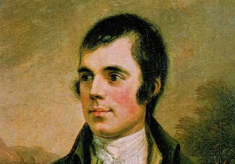 Rabbie Burns himself.