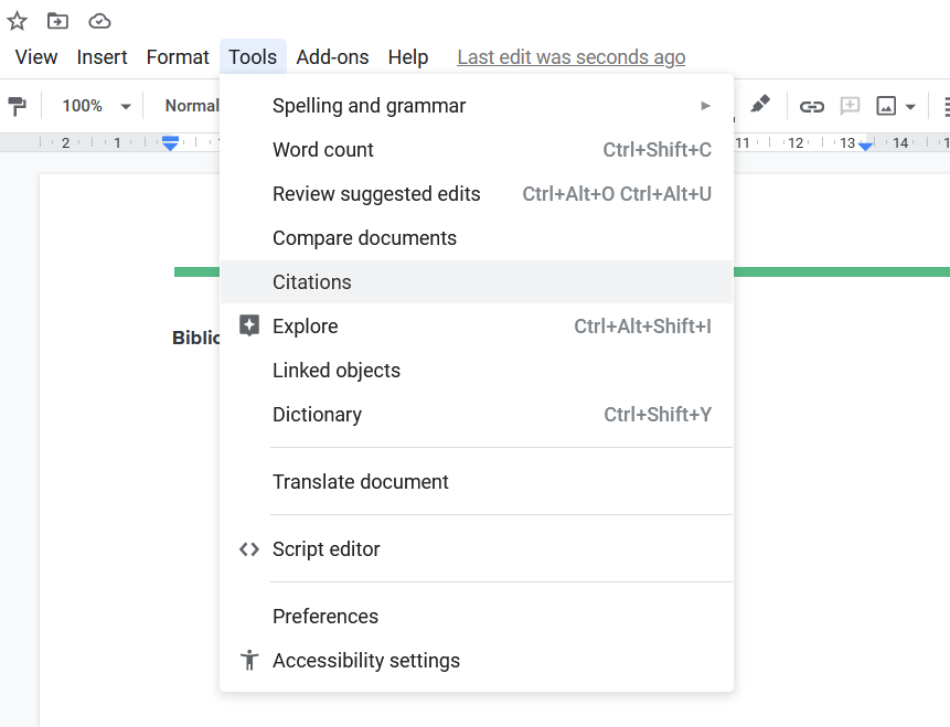 How To Use Citations In Google Docs