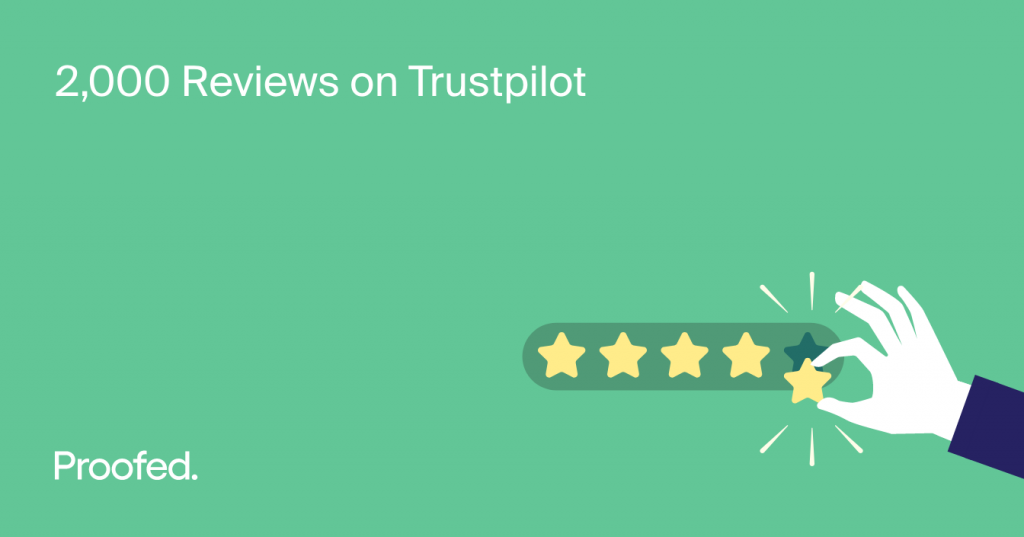 2,000 Reviews on Trustpilot