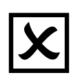 Windings cross in box symbol