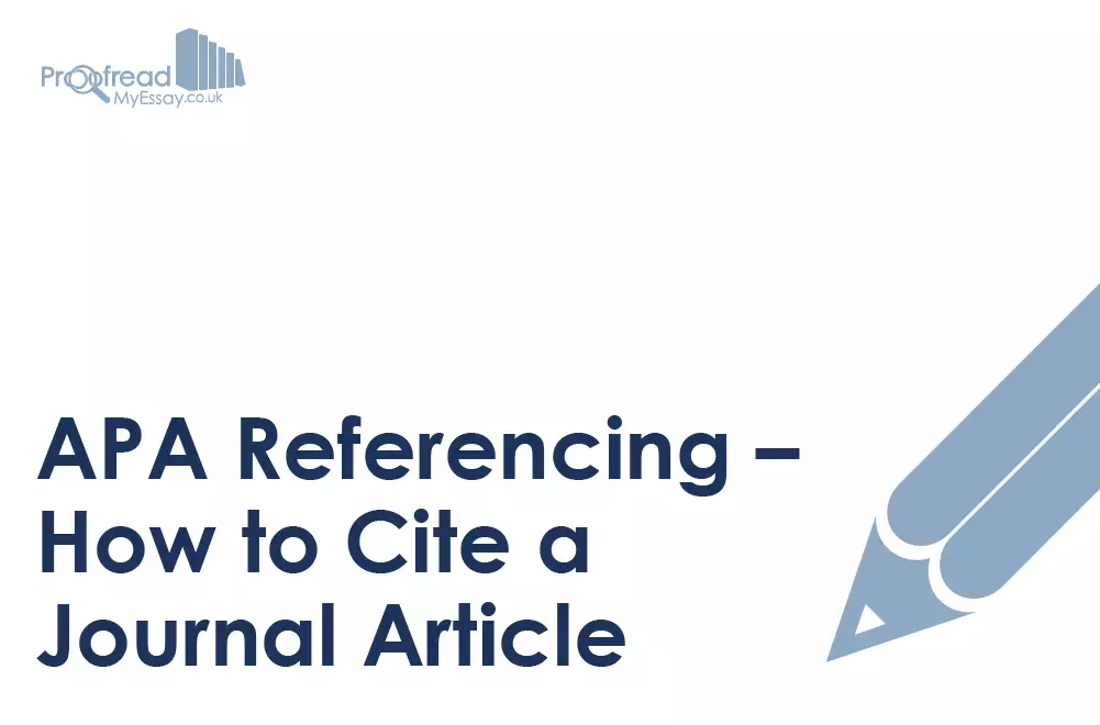 APA Referencing - How to Cite a Journal Article