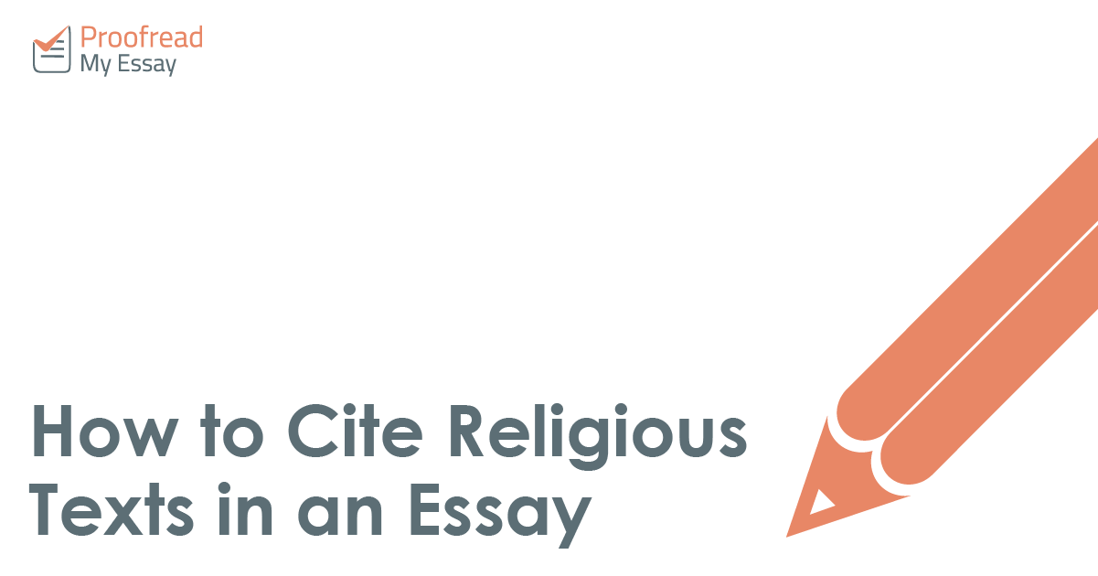 How to Cite Religious Texts in an Essay