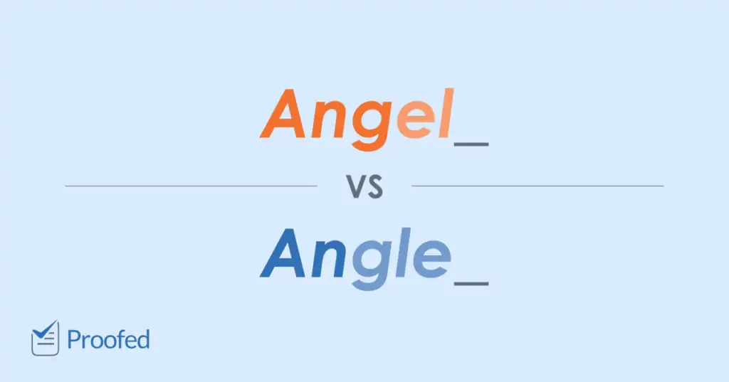 Angel vs. Angle